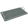 Etna Stone&Design BISTECCHIERA con Manici Pietra LAVICA ETNEA-Lava Grill Plus L 60x30cm-PIASTRA LEVIGATA per Forno E Barbecue Cottura Carne, Pesce, Verdura E Pizza Etna Stone & Design