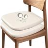 HKJGNH Cuscini per Sedia in Pelle - Cuscino Per Sedile con Memory Foam, Antiscivolo e Impermeabile - Per Casa, Ufficio, Giardino 37x36/43x42 cm Spessore 4 cm - Con Cerniera Set da 1/2/4(F5,2pcs 37x36x4cm)