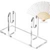 Generico Supporto per Ventaglio da Esposizione, Porta Ventaglio, Portaventagli Giapponese in Acrilico, Display Trasparente, per Accessori Spettacoli per Negozi E Casa