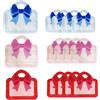 WACCOMT Pack 15 Sacchetti Regalo Trasparenti Richiudibili, 3 Colori 20x19cm | Con Manici in Plastica, Per Conservare Alimenti, Ideali per Bomboniere