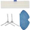 CashMuch Kit filtro spazzola laterale di ricambio e panno mocio per robot aspirapolvere Explorer 60, compatibile con modelli ZR740003 RR7427 RR7447 RG7447 RG7455, set di accessori per filtraggio ad