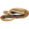 Generic Statua a forma di serpente in bronzo, realistica, ad alta simulazione, statuetta fortuna, elegante decorazione per la casa, ornamento per mensole per una buona energia, pezzo decorativo artistico a
