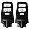TEMPO DI SALDI Coppia di Lampioni a LED 60W con Pannello Solare Crepuscolare e Telecomando