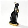 Cyrank Statua in Resina di Gatto Egiziano, Statua di Gatto Egiziano, Dea del Gatto Egiziano, Statua Della dea del Gatto da Collezione Figurina di Gatto Egiziano per la Decorazione Domestica (M)