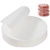 ZHAOYCSH Carta da Forno Rotonda 13 cm, Carta per Hamburger e Polpette Antiaderente - 500 Pezzi Fogli di Carta Oleata per Torta di Carne, Accessori da Forno e Barbecue, Fogli Separatori Rotondi per Cucina