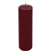 Spetebo Lanterna XL, colore bordeaux, rosso, non profumata, altezza: 25 cm, grande candela con 120 ore di durata, candela per lanterne, Natale, inverno, matrimonio, decorazione naturale, non profumata