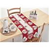 BIANCHERIAWEB Tovaglia Copritavolo Centrino Runner Tavola Fantasia Tirolese Ortles Made in Italy 40x130 Ortles