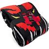 Stranger Things Coperta Pile Plaid Divano Morbida 130 x 150 cm Fluffy Blanket per Letto Singolo Hellfire Club Gadget Idea Regalo (Nero) (5029)