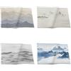 Chenlane Tovaglietta Merenda Scuola Cotone Sweet Home Sottopiatti Tovaglietta da Esterno Tovagliette x Pranzo 21x32cm（4Pcs）