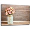 Printerland Quadri Moderni Soggiorno SHABBY CHIC Vaso fiori Quadro moderno di tela da Parete XXL grande Stampa su tela canvas Camera da letto Decorazione Murale muro Arredo Cucina (30x40 cm, 5)