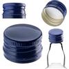 KADAX Tappo a vite 28x18mm per bottiglie, tappo per bottiglie in alluminio, chiusura a vite, tappo a vite per bottiglie di vino, succhi e liquori (Blu, 10 pezzi)