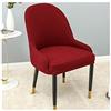 XGANGM Fodera per Sedia da Pranzo con Braccioli 2/4/6 Pezzi Coprisedie Elasticizzato Schienale Poltroncina Copri Sedie Cucina Soggiorno Copertura Sedia da Scrivania,Rosso,6PCS