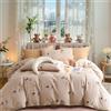 Tospass Set di biancheria da letto con bassotto, 135 x 200 cm, in cotone | Biancheria da letto Öko-Tex per persone allergiche, 2 pezzi, copripiumino con chiusura lampo e 1 federa da 80 x 80 cm