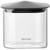Guzzini Barattolo Rettangolare Fresh & Style 600 Ml Vetro Tappo Nero