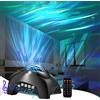 Powbentar Proiettore Cielo Stellato Aurora Boreale, Luce Notturna Galassia Nebulosa | Molteplici Effetti Luminosi, Altoparlante Bluetooth, Rumori Bianchi, Telecomando & Timer, Decorazione Camera Feste