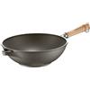 Berndes Veggy Wok 28cm, Alluminio Pressofuso, Nero, 28 cm, Induction