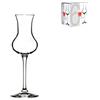 RCR Cristalleria Italiana 6 CALICI INVINO ACQUAVITE RCR