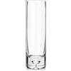 Briful Vaso cilindrico in vetro alto 25,5 cm, diametro 7,5 cm, vaso lucido per decorazione da tavolo, vaso da fiori trasparente per soggiorno, 7,5 cm (profondità) x 25,5 cm (altezza)
