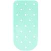 SaRani Tappeto Vasca Bagno Antiscivolo 75x36 cm con Ventose Bianco Azzurro Antimuffa (Verde acqua)