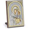 NKlaus Icona Fiore non appassito legno 6x8,5cm stampa d'arte cristiana con impressioni in oro 11073