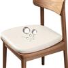 HKJGNH Cuscini per Sedia in Pelle - Cuscino Per Sedile con Memory Foam, Antiscivolo e Impermeabile - Per Casa, Ufficio, Giardino 37x36/43x42 cm Spessore 4 cm - Con Cerniera Set da 1/2/4(F5,1pc 37x36x4cm)