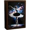 Generic Scatola di fazzoletti da ballerina (senza luce tattile), dispenser di carta | Porta fazzoletti creativo con gonna volante, contenitore per fazzoletti in legno, organizer decorativo da scrivania per