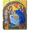 F.LLI BONELLA Fratelli Bonella | Quadro In Legno Sagomato Stile Vintage delle Nozze di Cana f.to 19x24 cm | Made in Italy