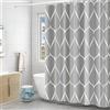 Gualiy Tende Bagno 300x200cm, Tenda Impermeabile X Doccia Lacrima Tende da Bagno Grigio Tenda per Doccia Vasca da Bagno