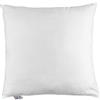 HOMESCAPES Cuscino 65 x 65 cm in piume d'anatra e cotone, cuscino naturale morbido ipoallergenico antiacaro