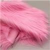 ZhHOME Morbido tessuto in pelliccia sintetica tinta unita, 10 cm, 170 x 50 cm, morbido tessuto di peluche per costumi, decorazioni, fai da te, giocattoli (colore: rosa)