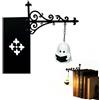 Generic Lanterna per biblioteca, illuminazione decorativa per libreria con fantasma di Halloween, luce notturna a LED vintage con base fermalibri e luce calda, illuminazione decorativa per biblioteca, angolo