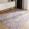 benuta Basic Tappeto Salotto George - Multicolore/Viola 60x120 cm - Lavabile - Fibra sintetica - Rettangolare & Stile: Vintage - Per camere da letto, sale da pranzo, soggiorni - facile da pulire