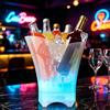 MIUUIPI Secchiello per ghiaccio a LED, 5 l, per vino e spumante, con cambio colore, di alta qualità, per feste, bar, club, tema