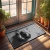 CBRT Zerbino con guantoni da boxe da appendere a una parete, decorazione country per la casa emo, 65 x 90 cm