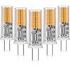Liyade Lampadine LED G4 bianco caldo 2700 K, 1,2 W, lampadine LED G4 12 V AC/DC, sostituzione delle lampadine alogene da 20 W, lampadina a risparmio energetico 190 lm, non dimmerabile, senza sfarfallio