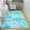 ZJXSNEH 2021 Gradiente Tappeto Solido Tappeti Spessi Senza Scivolo Tappeto Da Bagno Tappeto Per Soggiorno-Cielo Blu 70x120cm
