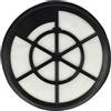 vhbw filtro compatibile con Bosch BGS05A221/01, BGS05A221/03, BGS05A221/02, BGS05A222/01 aspirapolvere - Filtro aria di scarico, nero/bianco