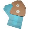 vhbw 10x sacchetto compatibile con Electrolux/Lux D 745, D 748, D 750, D 768, D 770, D 775 aspirapolvere - 26,7cm x 16,7cm azzurro