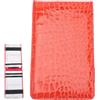 Toyvian Libro Punteggi Golf, Copertina Protettiva PU Rosso, Formato Standard | Taccuino Leggero e Piccolo, Mantiene Asciutto Libretto, Adatto a Scorecard Standard Colore Casuale