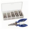 Generic Scatola Minuteria da Pesca Robusto | Compatto, Girelle a Doppio Giunto con Scatola, Tile, Organizzatore da Pesca, Pescatori