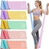 READAEER Set di 3 fasce di resistenza professionali, senza lattice, per pilates, fisioterapia, yoga, allenamento per donne o uomini