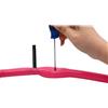 Helilyco 45g Ultralight Camera d'aria 18 Pollici per Pneumatico 15-225 AV42 Valvola Rosa per Parte Bicicletta