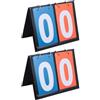 LIFKOME Tabellone Segnapunti Basket Portatile a Due Cifre, Doppia Faccia | Pvc, Funzionamento Manuale e Aggiornamento Rapido, Uso Interno ed Esterno, Distinzione Squadre e Design Intuitivo