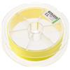 UKCOCO Filo da Pesca Intrecciato 8 Capi 0,12mm 9,6kg 12 Lb | PE Giallo, Struttura Sottile e Flessibile, Alta Resistenza All'abrasione, per Pesca e Mare