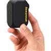 anoutway Tiny E-Pump Pompa Per Bicicletta, Mini Portatile Nessun manometro | Max 120 PSI Mini Compressore Bici da Corsa Gonfiatore Elettrico con Valvola Schrader e Presta