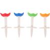 TOYANDONA 4 Tee da Golf Regolabili in Altezza da 35 a 55 mm, per | Supporti per l'allenamento di golf, facili da montare, con codice colore per una facile identificazione, adatti a palline
