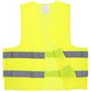 Cartrend Unitec 73754 giubbotto di sicurezza DIN EN 471, Giallo