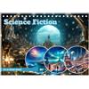 Calvendo SCIENCE FICTION Life on distant planets (Desk Calendar 2027 DIN A5 landscape), CALVENDO 12 Month DeskCalendar: Futuristic scenes from space