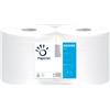 Papernet Bobina industriale a 2 veli Papernet in pura cellulosa 760 strappi - bianco - conf. 2 pz - 402059 - F10693