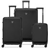 R Roncato Roncato FLORENCE SET VALIGIE (Grande, Medio, Cabina) - Nero
